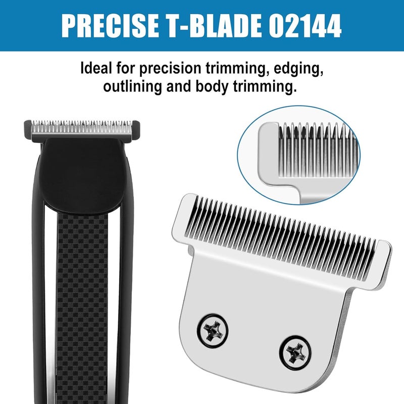 Manxrtod 02144 Replacement Detachable T Blade Compatible with Wahl Trimmers 9864/9864SS/9686/9818A/9854L/9876L/9854 /WSS3L/SS2L etc - Japanese Stainless Steel 40mm Replacement Trimmer Blade #02144 - Image 2